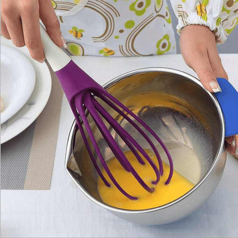 Fold-N-Whisk™ |  2-in-1 Balloon & Flat Whisk - Be my cook