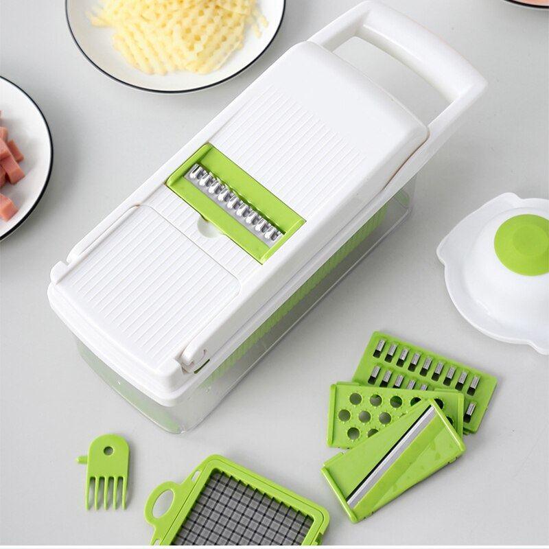 7 in 1 Vegetable Slicer - White Be my cook Kitchen tool