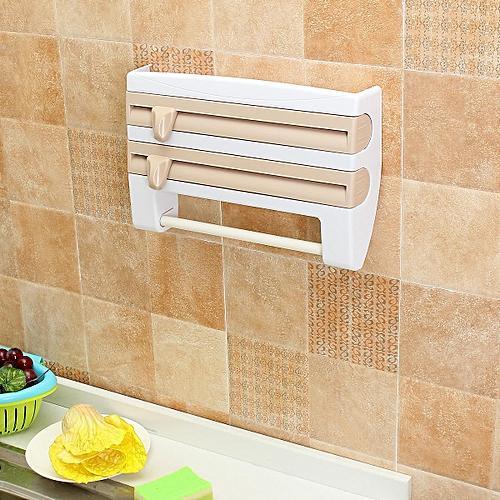 Roll-n-Roll™ l Wall-Mounted Kitchen Roll Holder - Be my cook Kitchen Storage