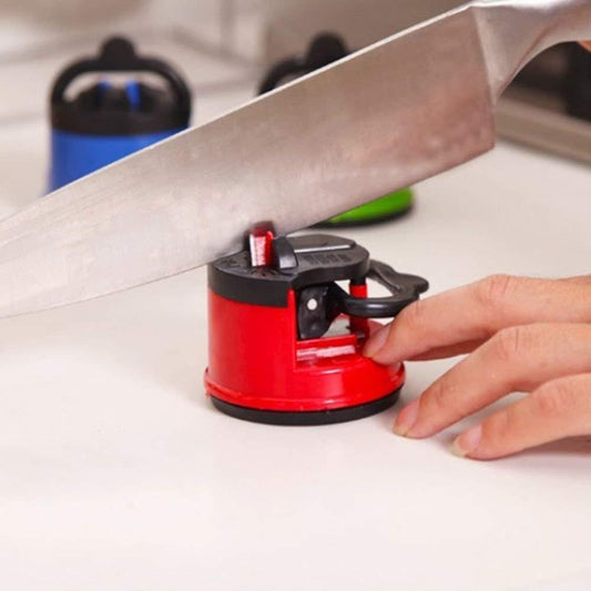 Suction Cup Kitchen Sharpener - Red Be my cook Kitchen tool