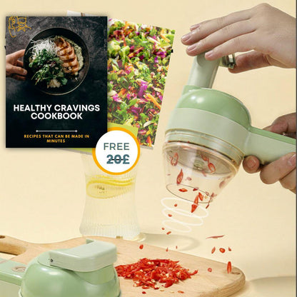 Tornado™ - 4 In 1 Handheld Electric Vegetable Cutter - Be my cook 0